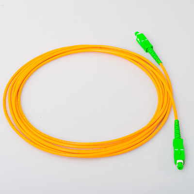Jumper Yellow Fiber Optical Patch Cord SC/LC/ST UPC polski jednomodowy