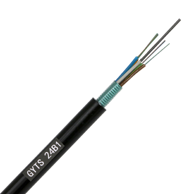 Opancerzony jednomodowy kabel światłowodowy GYTS G652D G657A 4/8/12/24/48 rdzeń