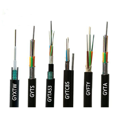 Zewnętrzny jednomodowy zbrojony kabel światłowodowy G652d 24 48 72 96 144 288 Rdzeń