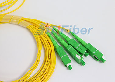 Rozdzielacz kabla światłowodowego typu SC / APC 1 X 4 Światłowód