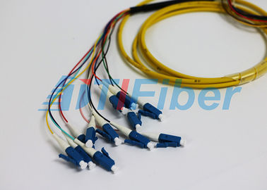 Patchcord SC / UPC na LC / UPC kabel światłowodowy 12-rdzeniowy płaszcz LSZH Multi Mode