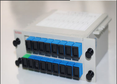 1x16 LGX Box Kaseta Wkładanie rozdzielacza PLC, 16-portowy światłowodowy rozdzielacz PLC