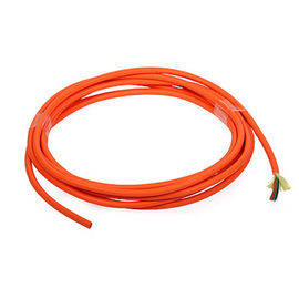 Pomarańczowy 8-żyłowy wielomodowy wewnętrzny kabel światłowodowy do telekomunikacji