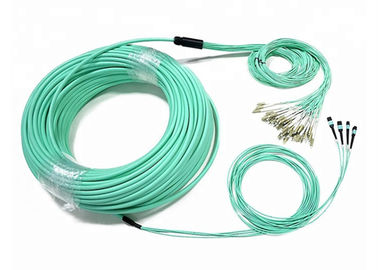 Dostosowany kabel światłowodowy 48-96 OM4 MTP / MPO 3 metry ze złączem LC