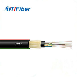 Niemetalowe kable światłowodowe ADSS 6/12 rdzeni o rozpiętości 120m 100m 80m