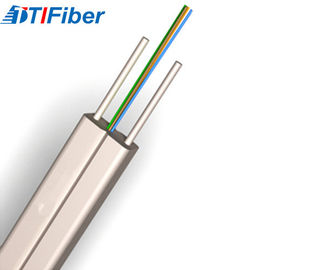 Wewnętrzny jednomodowy kabel światłowodowy FTTH 1 2 4 rdzeni KFRP Wytrzymałość Materiał członkowski