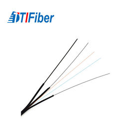 Światłowodowy opancerzony jednomodowy kabel, kabel 1/4-rdzeniowy Ftth Drop 1 km Dostosowany