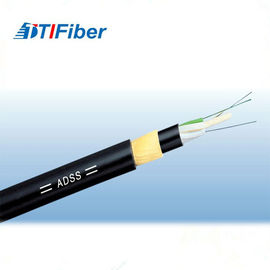 Całkowicie dielektryczny kabel światłowodowy 24-rdzeniowy jednomodowy płaszcz ADSS PVC LSZH PE