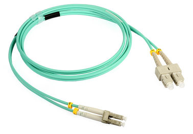 SC UPC Orange Aqua Fiber Optic Test Patch Cord, LAN Patch Cord
