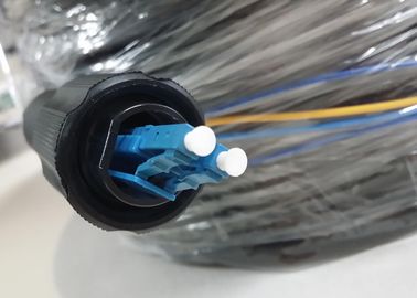 Pojedynczy / wielomodowy kabel światłowodowy PDLC z wodoodpornym kablem zewnętrznym