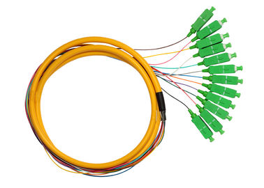 Zestaw SC UPC APC Światłowód Pigtail, Żółto-Pomarańczowy Pigtail Single Mode