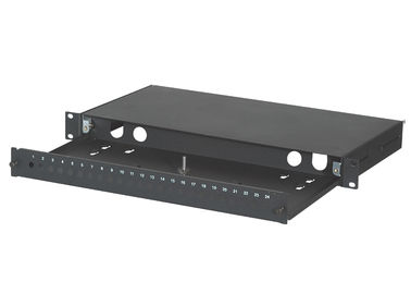 24port FC Slidable Fiber Optic Terminal Box, Fibre Patch Panel do SC Adapter