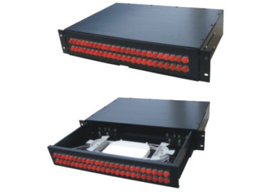 24port FC Slidable Fiber Optic Terminal Box, Fibre Patch Panel do SC Adapter
