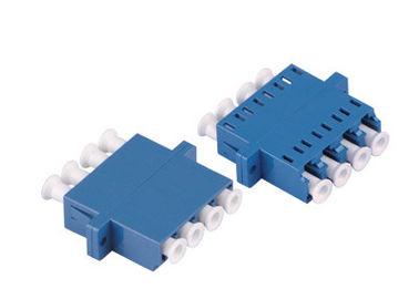 LC OM3 Quad adapter światłowodowy dla optycznej sieci LAN Niebieski / Beż / Aqua