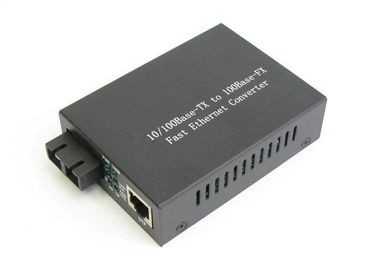 10 / 100M światłowodowy konwerter Ethernet, jednomodowy konwerter mediów