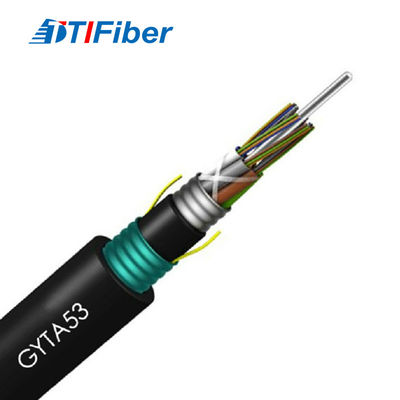 Dostawca zewnętrznych kabli światłowodowych 12-rdzeniowy bezpośrednio zakopany opancerzony kabel światłowodowy GYTA53