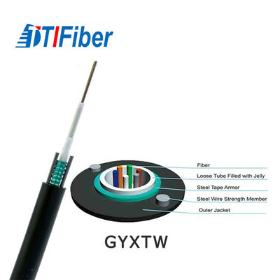 GYXTW 6-rdzeniowy 4-rdzeniowy kabel światłowodowy jednomodowy PE czarna kurtka