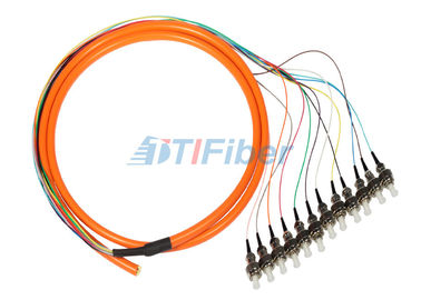 Pigtail światłowodowy ST 0,9 mm, 12-żyłowy kabel optyczny