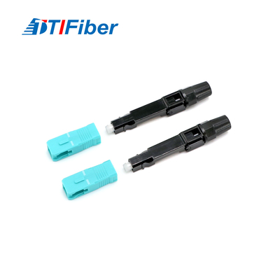 Kabel upuszczający FTTH Użyj szybkiego złącza światłowodowego SC UPC OM3