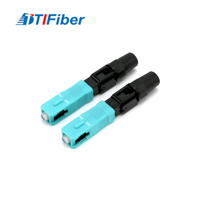 Kabel upuszczający FTTH Użyj szybkiego złącza światłowodowego SC UPC OM3