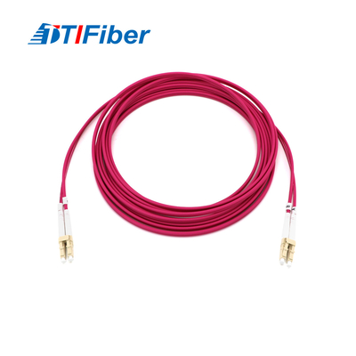 Lc do Lc Om4 Duplex Fiber Optic Pigtail Patch Cord Szybka prędkość transmisji