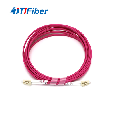 Lc do Lc Om4 Duplex Fiber Optic Pigtail Patch Cord Szybka prędkość transmisji