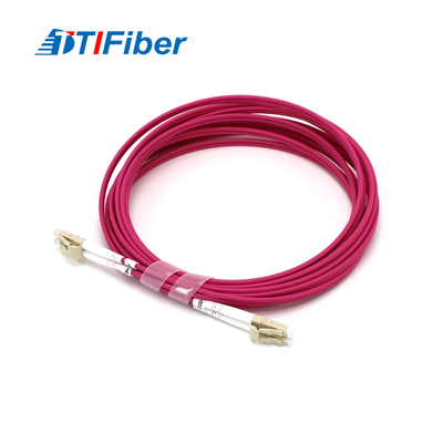 Lc do Lc Om4 Duplex Fiber Optic Pigtail Patch Cord Szybka prędkość transmisji