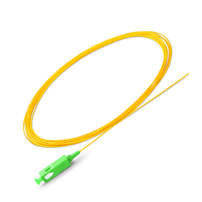 LC SC ST FC PC UPC APC Pigtail światłowodowy Simplex Jednomodowy kabel krosowy SM 0,9 mm