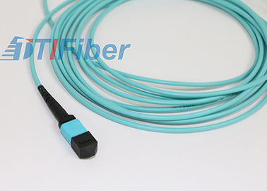 12-rdzeniowy kabel światłowodowy OM3 OM4 MPO do sieci telekomunikacyjnych