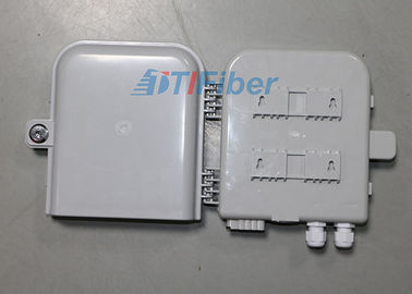 8 portów FTTH Drops Fiber Optic Distribution Box Montaż naścienny w obudowie z ABS