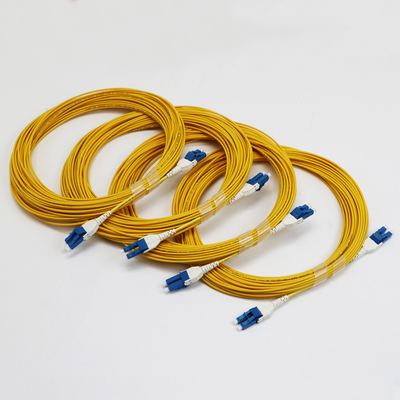 Uniboot LC Fiber Jumper 1M LC UPC To LC UPC Single Mode G657.A1 BendInsensitive 2mm LSZH Low Loss 0,15dB Fiber Patch Cord