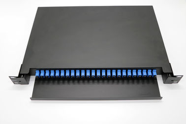 Lekka skrzynka zaciskowa światłowodowa 24 porty Typ szuflady FTTH z panelem krosowym