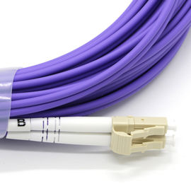 Duplex Multimode Fiber Patch Cable Dostosowany kolor ze złączem LC / UPC