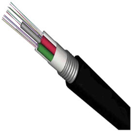 Podziemny kabel światłowodowy zewnętrzny 2-288 rdzeni Czarny kolor do bezpośredniego zakopania