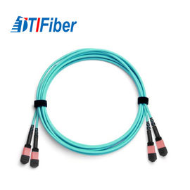 Kablowy kabel krosowy światłowodowy MPO z wewnętrznym złączem żeńskim