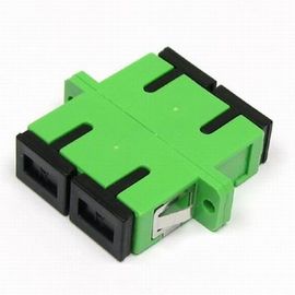 Green Jednomodowy adapter światłowodowy SC APC do sieci LAN, niski ubytek wtrąceniowy