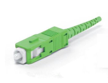 Złącze światłowodowe typu duplex, zielone złącze SC SC APC do testu