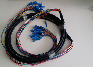 Zewnętrzny, jednomodowy / wielomodowy kabel światłowodowy z kablem światłowodowym GYTA