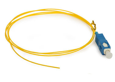 0.9mm 6 rdzeniowy, 12 rdzeniowy pigtail światłowodowy ST SM z żółtym kablem światłowodowym