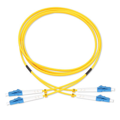 Lc-Sc Sm Os2 9 / 125um Duplex Indoor Outdoor FTTH Drop Multimode Duplex Fibre Optic Patch Cable
