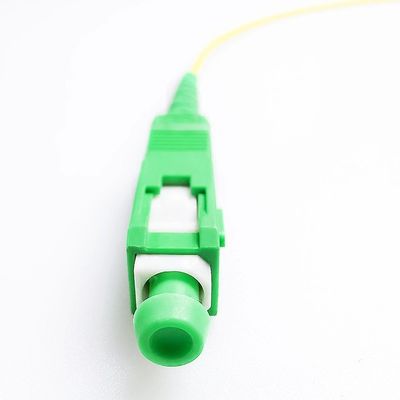 LC / APC 0.9mm Światłowód Pigatil Jumper Sieć jednomodowa PVC Warkocz światłowodowy