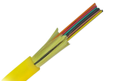 żółta kurtka 12-rdzeniowy światłowodowy kabel światłowodowy z kablem 0,9 mm