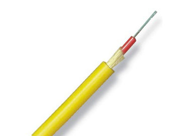 Simplex kryty kabel światłowodowy do sieci telekomunikacyjnej, żółty