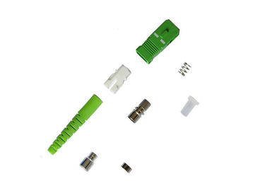Złącze optyczne sc niebieski / zielony obudowa 3.0mm do komunikacji światłowodowej