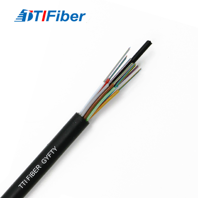 Zewnętrzny kabel światłowodowy GYFTY 12 24 48 96 rdzeniowy G652D z elementem wytrzymałościowym FRP
