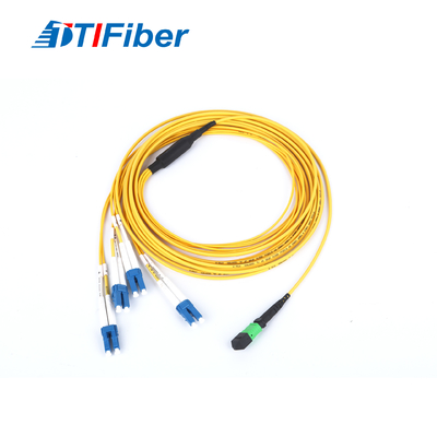 UPC - LC / UPC polerowany kabel magistralny SM MPO ze złączem żeńskim