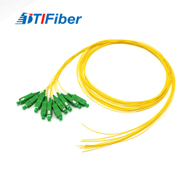 Kabel światłowodowy SC APC Simplex 0,9 mm Pigtail Żółty tryb pojedynczy