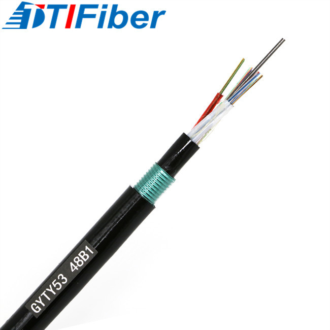 GYFTY53 12 24-rdzeniowy zewnętrzny kabel światłowodowy SM Direct Burial